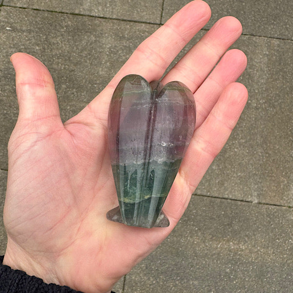 fluoriet regenboog engel gepolijst groen paars