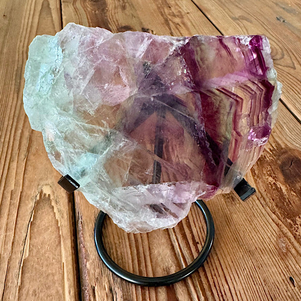 fluoriet regenboog plak gepolijst edelstenenmineralenwinkel.nl