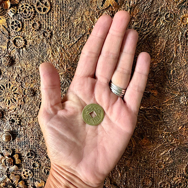 geluksmuntje chinees talisman edelstenenmineralenwinkel