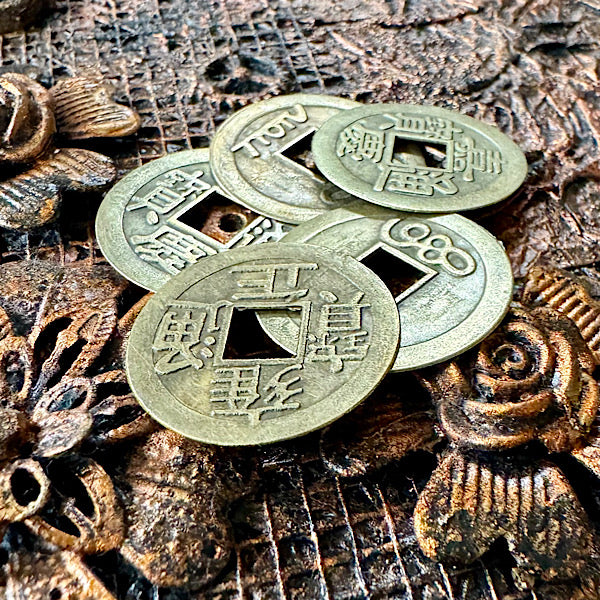 geluksmuntje chinees talisman edelstenenmineralenwinkel