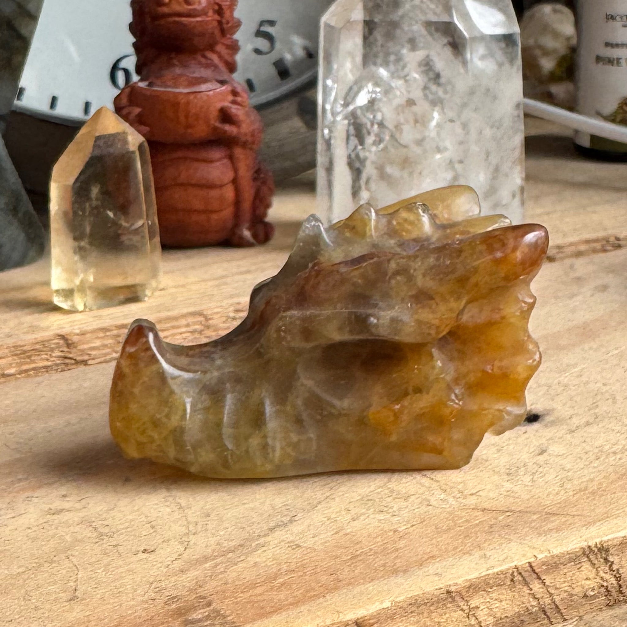 golden healer draken schedel klein dragon skull													