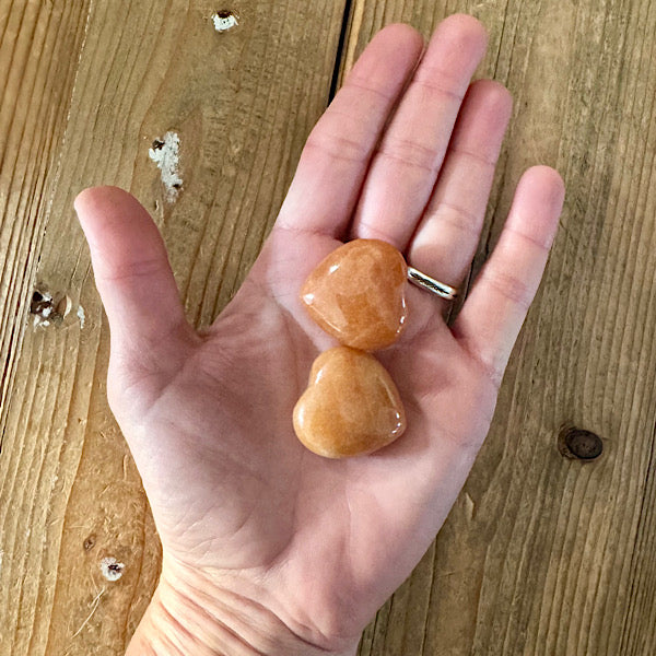 hart aventurijn oranje klein