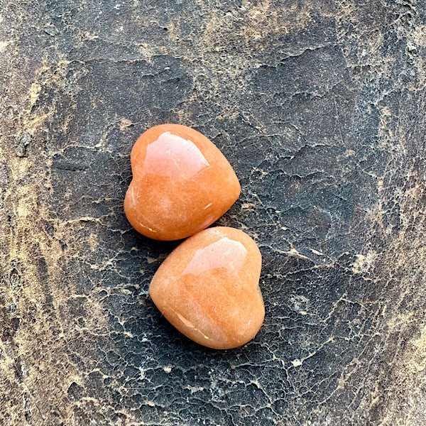 hart aventurijn oranje klein