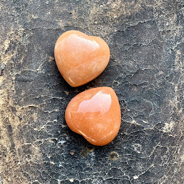 hart aventurijn oranje klein edelstenenmineralenwinkel.nl