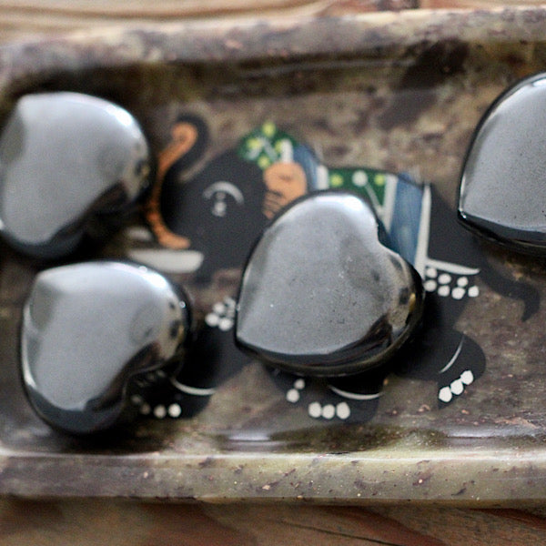 hematine hartje gepolijst mineralen