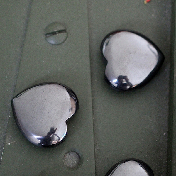 hematine hartje gepolijst mineralen