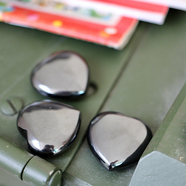 hematine hartje gepolijst mineralen