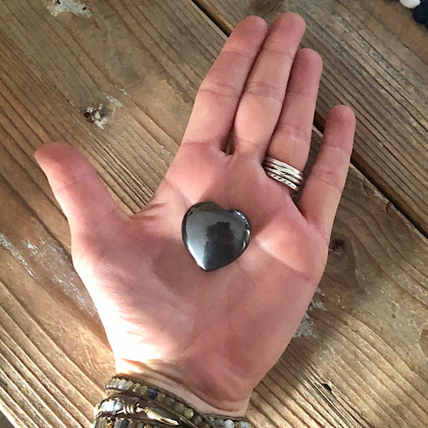 hematine hartje gepolijst mineralen