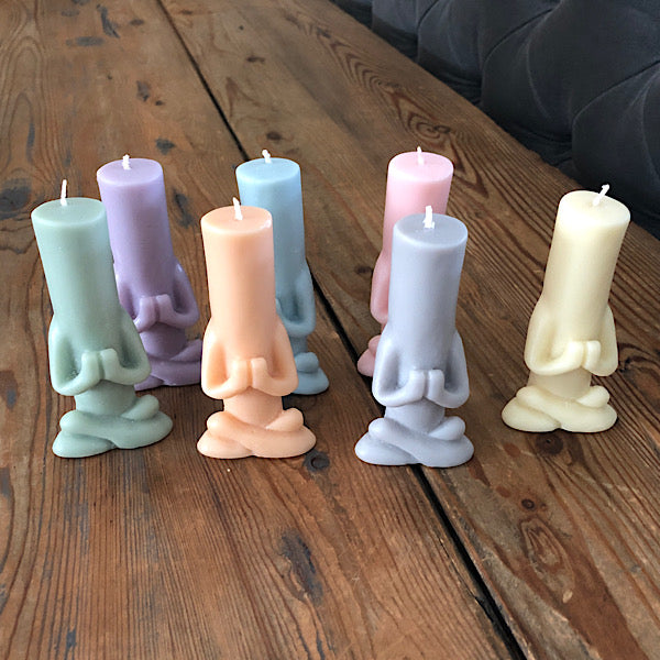 kaarsje de denker dromer zen boeddha sfeermakers