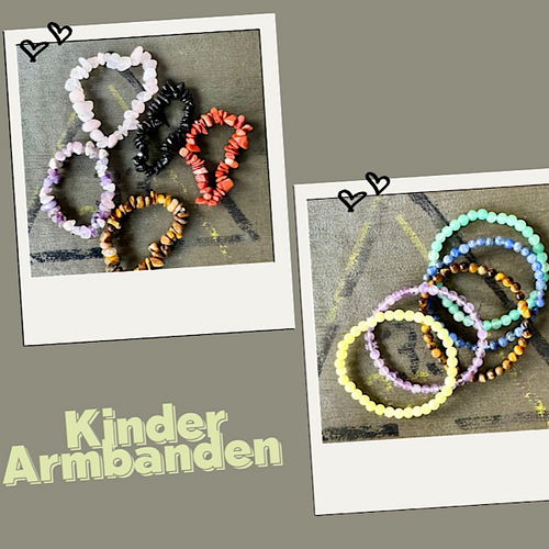 armbanden kind split kralen edelstenenmineralenwinkel