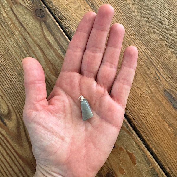 labradoriet edelsteen hangertje nr1 sieraad hanger