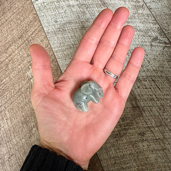 labradoriet olifant klein gepolijst edelstenen mineralen winkel