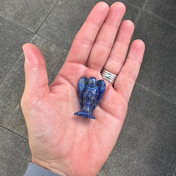 lapis lazuli engel klein gepolijst