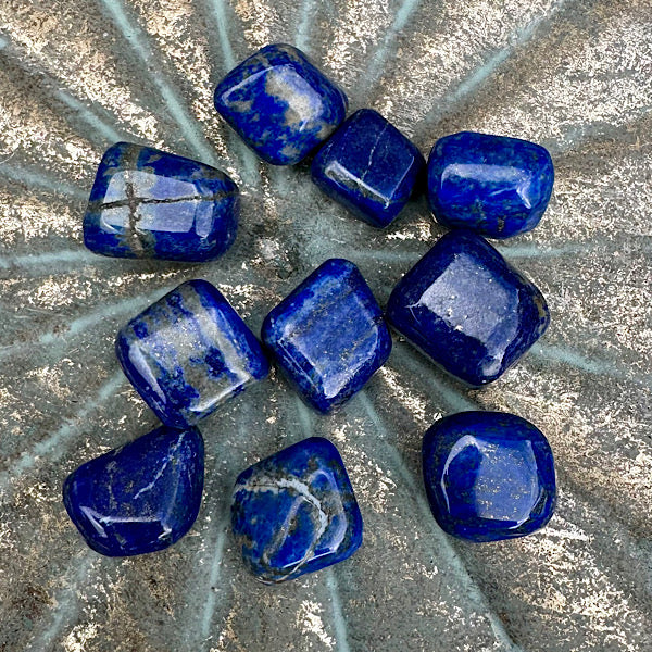 lapis lazuli trommelsteen blauw edelstenenmineralenwinkel