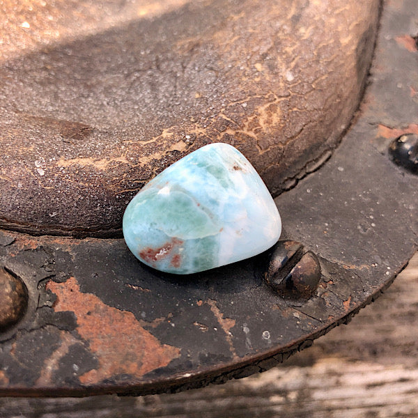 larimar trommelsteen atlantis groen en blauw mineralen