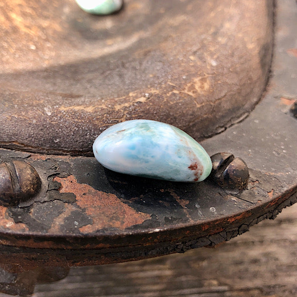 larimar trommelsteen atlantis groen en blauw mineralen