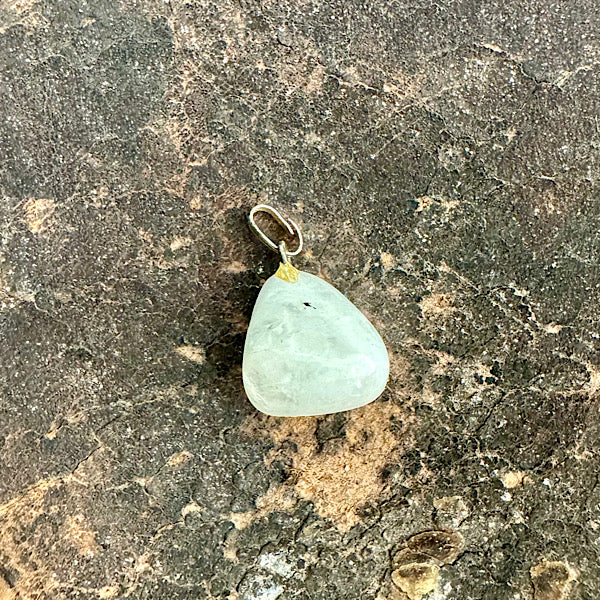 maansteen edelsteen hangertje hanger sieraad nr1