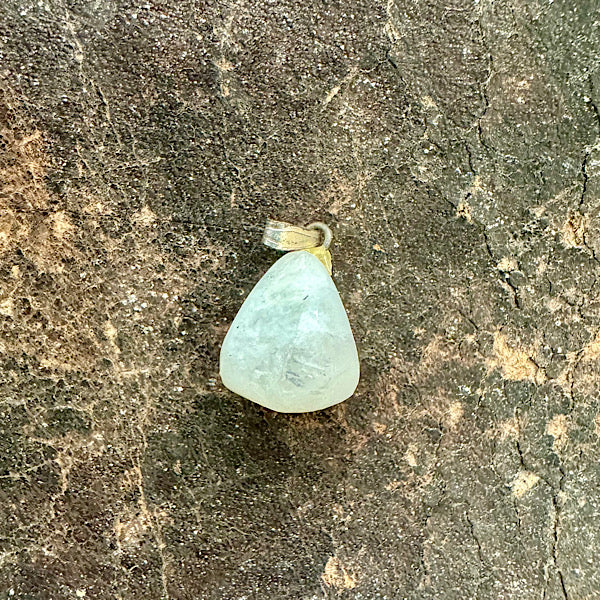 maansteen edelsteen hangertje hanger sieraad nr1