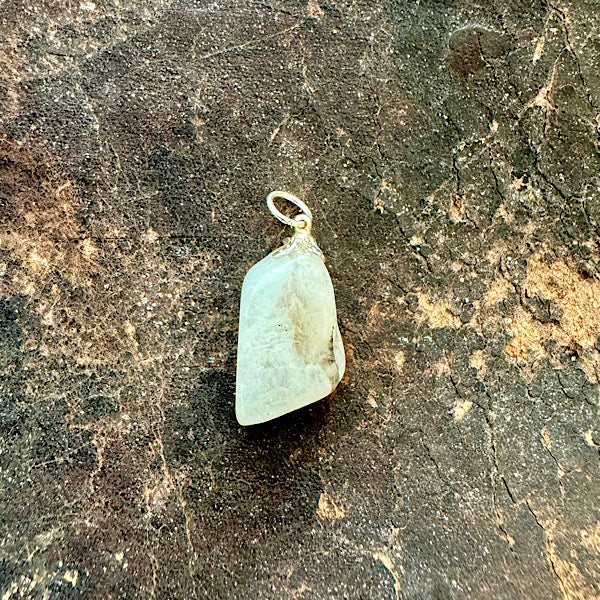 maansteen edelsteen hangertje hanger sieraad nr2