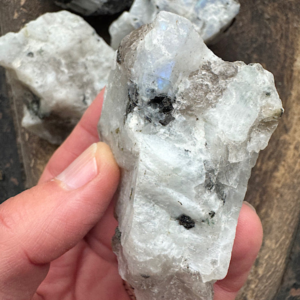 maansteen regenboog ruw brokje