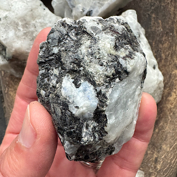 maansteen regenboog ruw brokje