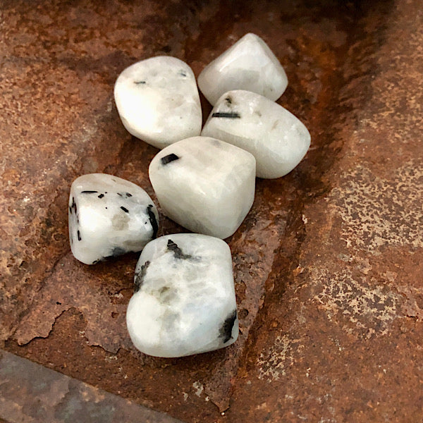 maansteen regenboog trommelstenen labradoriet zonnesteen mineralen