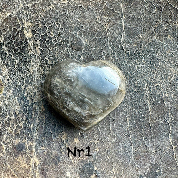 maansteen zwart hartje edelstenen mineralen winkel