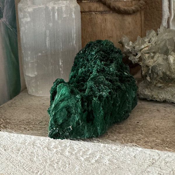 malachiet gekristalliseerd ruw brokje Congo B