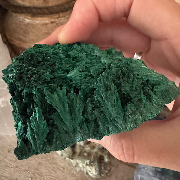 malachiet gekristalliseerd ruw brokje Congo B