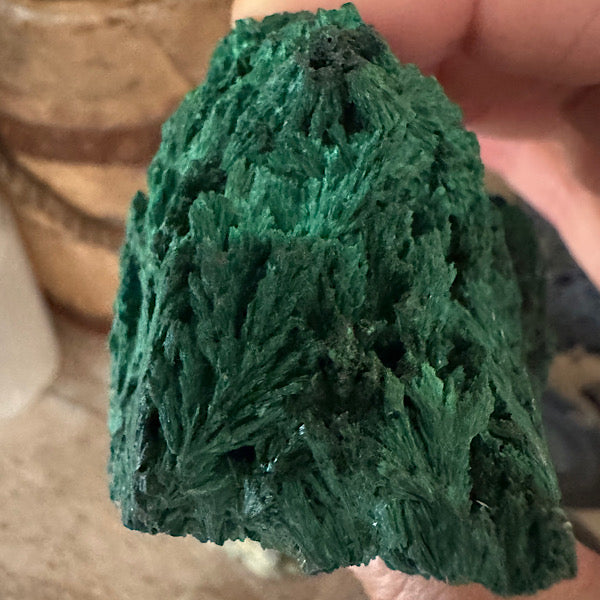 malachiet gekristalliseerd ruw brokje Congo B