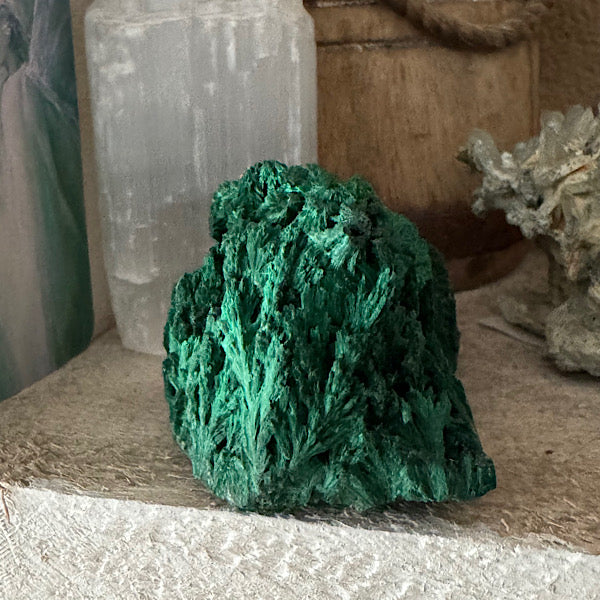 malachiet gekristalliseerd ruw brokje Congo B