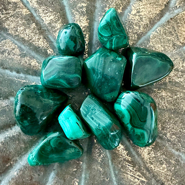 malachiet trommelsteen groen edelstenenmineralenwinkel