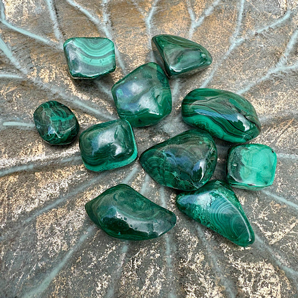 malachiet trommelsteen groen edelstenenmineralenwinkel