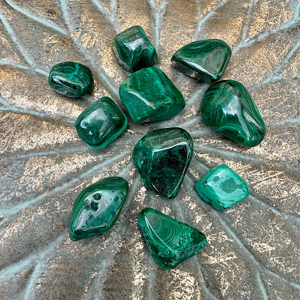 malachiet trommelsteen groen edelstenenmineralenwinkel