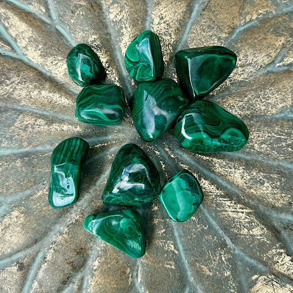 malachiet trommelsteen groen edelstenenmineralenwinkel