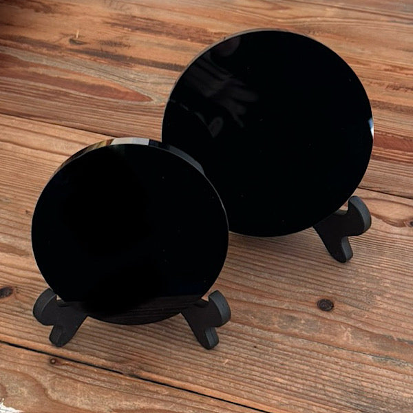 obsidiaan zwart heksen spiegel wicca edelstenenmineralenwinkel.nl