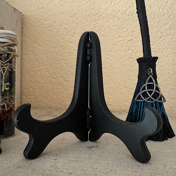 obsidiaan zwart heksen spiegel gepolijst wicca