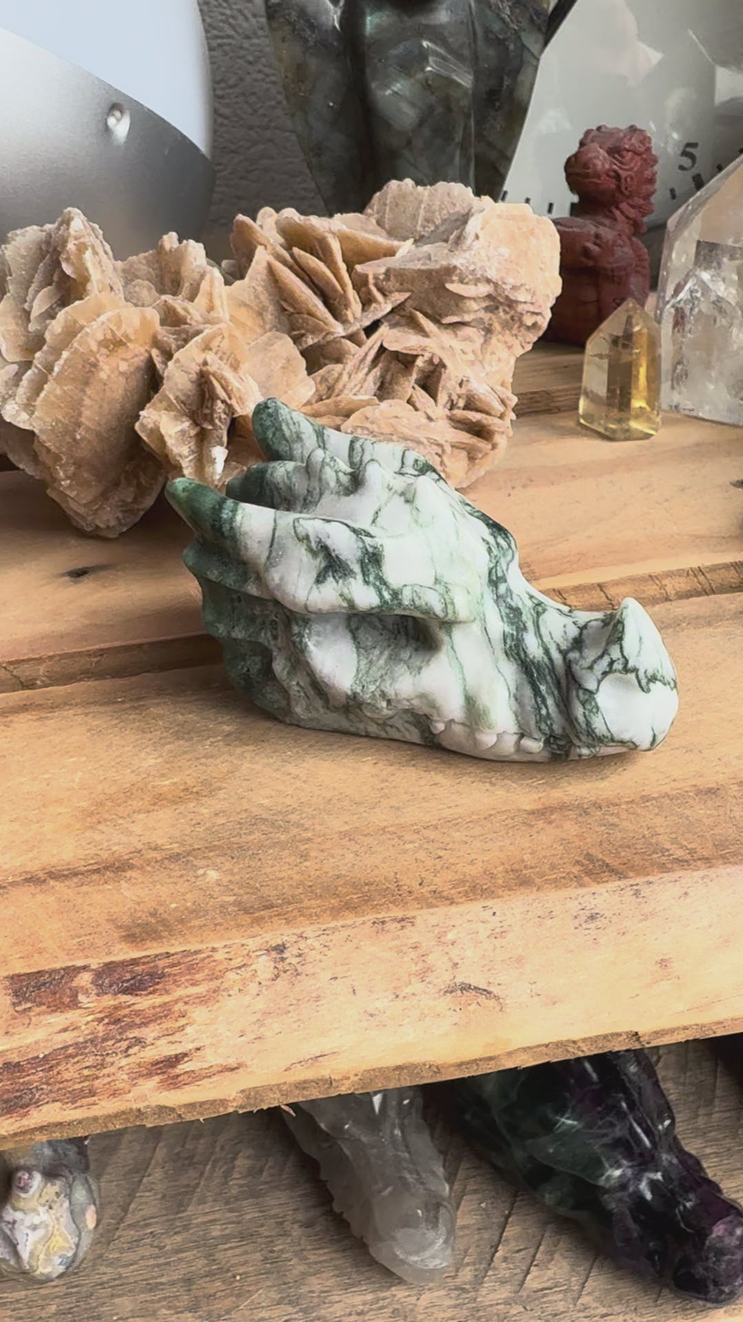 Draken Schedel Agaat Boom B