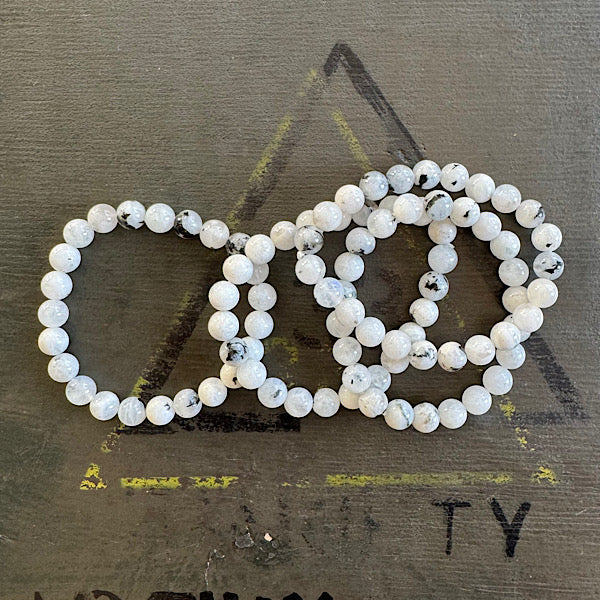 regenboog maansteen armband kralen sieraad