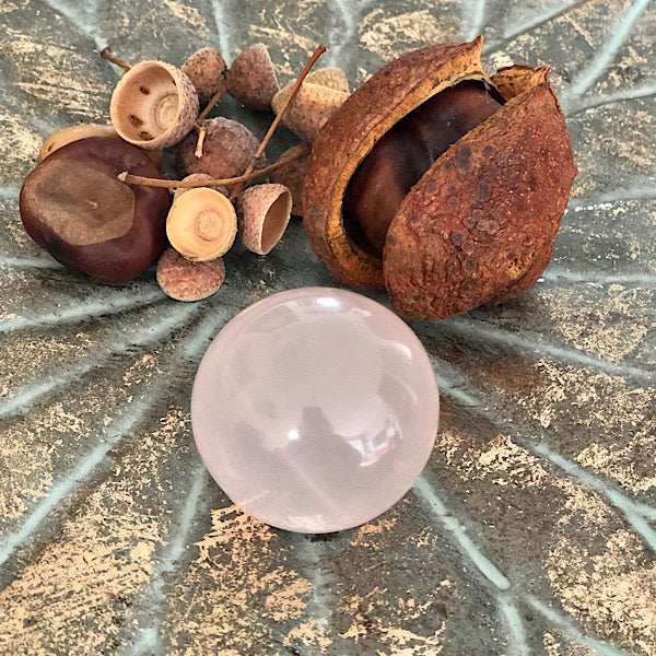 rozekwarts bol gepolijst mineralen