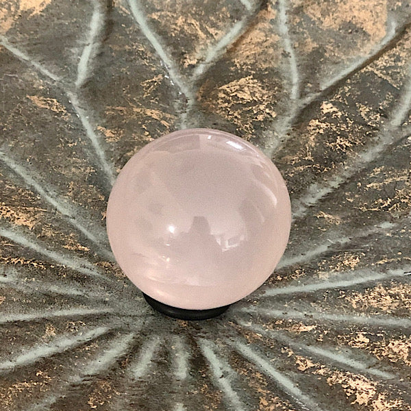 rozekwarts bol gepolijst mineralen