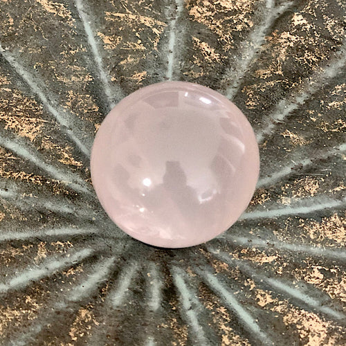 rozekwarts bol gepolijst mineralen