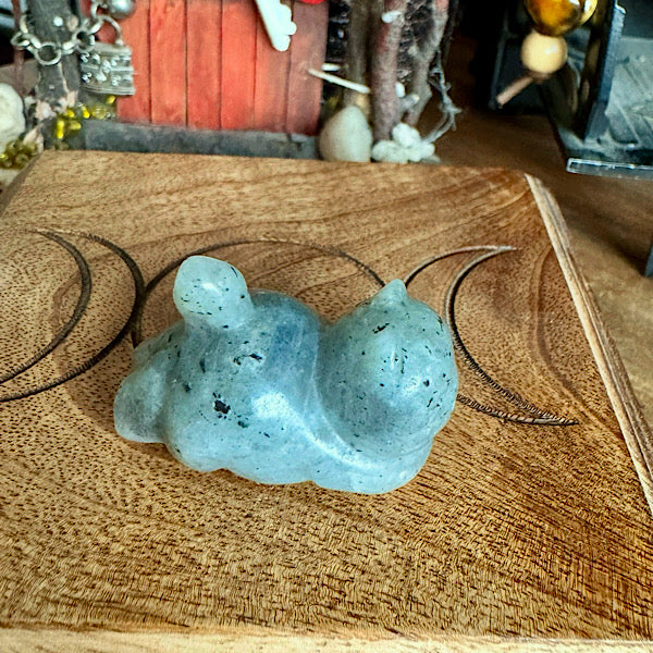 Katje Wolfje Eend Edelstenen Figuurtje