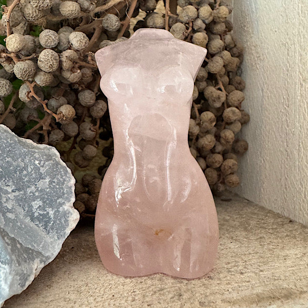 rozekwarts rozenkwarts body vrouw gepolijst Torso Gepolijst A