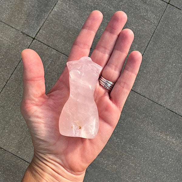 rozekwarts rozenkwarts body vrouw gepolijst Torso Gepolijst B