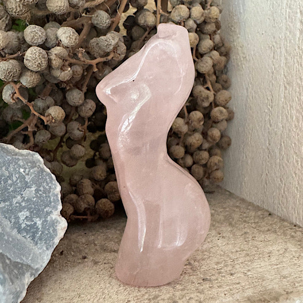 rozekwarts rozenkwarts body vrouw gepolijst Torso Gepolijst B