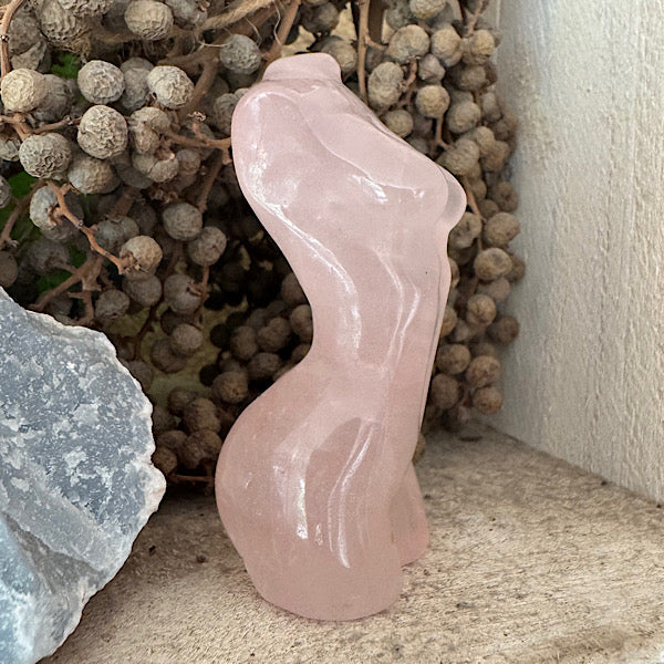 rozekwarts rozenkwarts body vrouw gepolijst Torso Gepolijst B