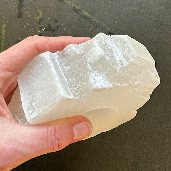 seleniet satijnspaat waxine lichthouder