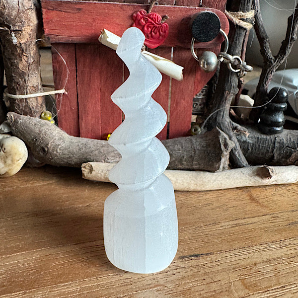 seleniet spiraal klein satijnspaat