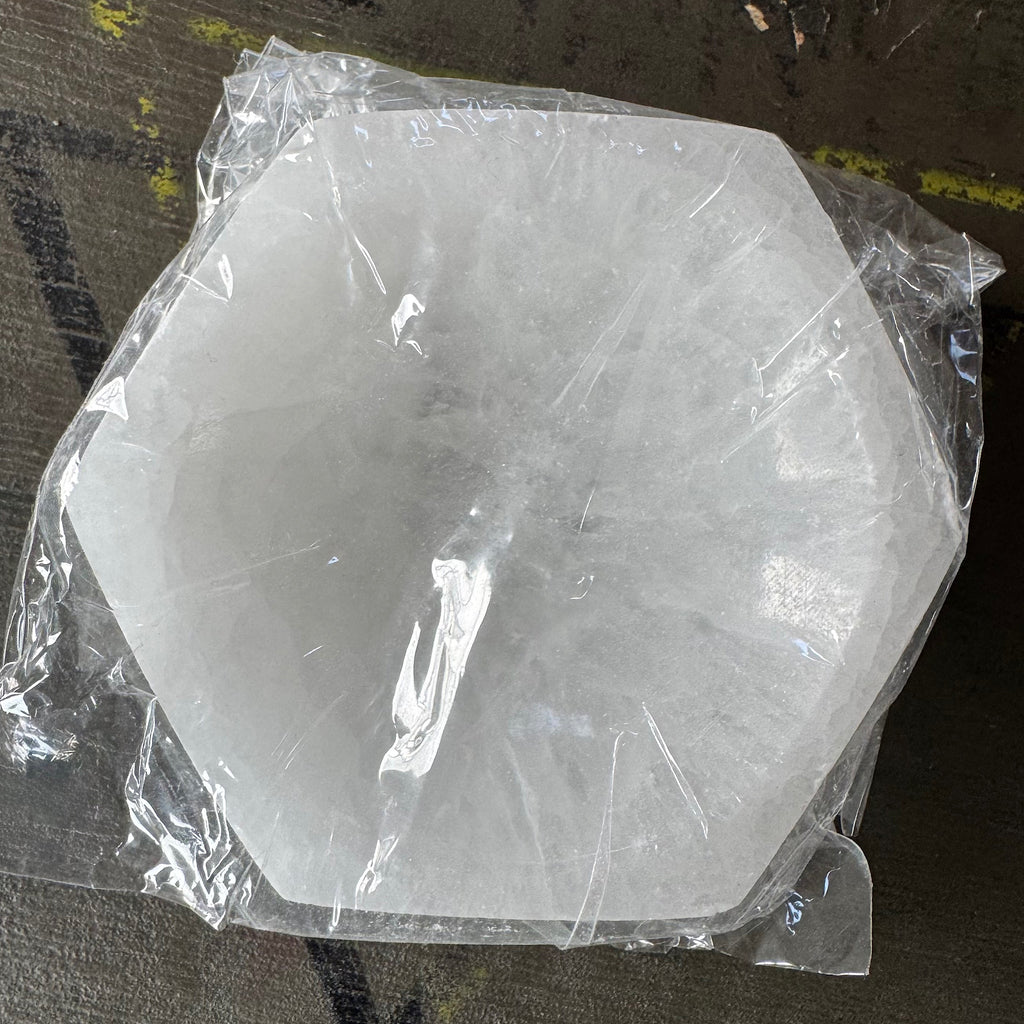 Seleniet Schaaltje Zeskantig Hexagonaal in plastic verpakt
